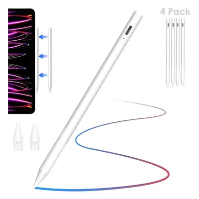 4x Apple Pencil 2nd Generation for iPad, Magnetic Wireless Charge iPad Pencil for Apple iPad Pro