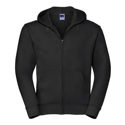 (XL, Black) Russell Mens Authentic Hooded Sweatshirt