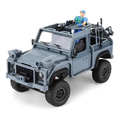 2.4G 4WD Proportional Control Rc Car with LED Light Climbing Off-Road Truck RTR Toys Blue