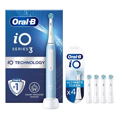 Oral-B iO3 Electric Toothbrushes Adults, Mothers Day Gifts For Her / Him, Toothbrush Heads, Mode