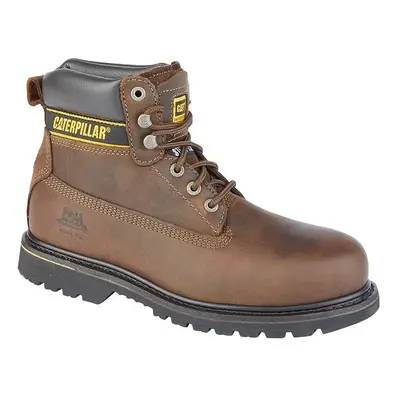 (8) Men CAT Inch Safety Boot Techni-Flex Goodyear Welted Rubber Sole