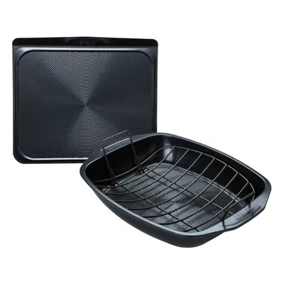 Circulon Ultimum Roast & Bake Set in Carbon Steel - Non Stick Trays - Pack of