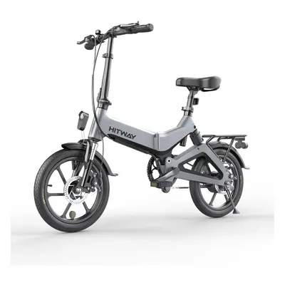 HITWAY BK2 Folding E-Bike With Inch Wheel Size Black + Grey