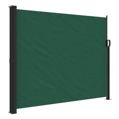 (dark green, x cm) vidaXL Retractable Side Awning Outdoor Privacy Screen Balcony Sunshade Shelte