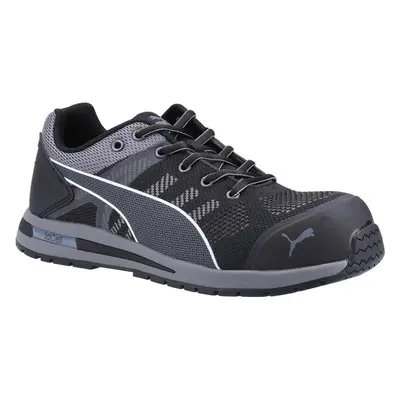 (8 UK, Black) Puma Safety Mens Elevate Low Knitted Safety Trainers