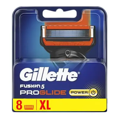 Gillette Fusion ProGlide Power Razor Blades with Trimmer Blade for Precision and Slip Coating, R