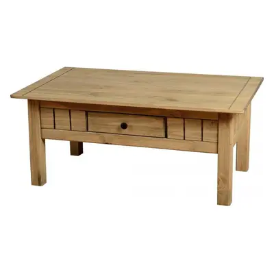 Seconique Panama Solid Waxed Pine Drawer Coffee Table