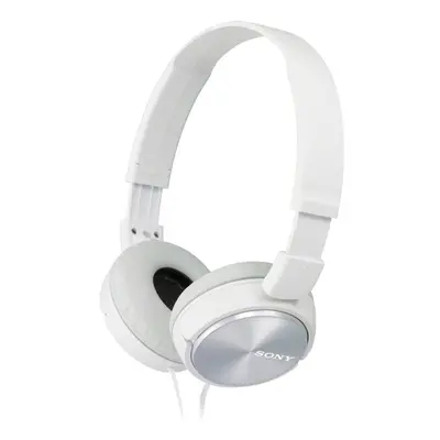 Sony MDRZX310W.AE Foldable Headphones - Metallic White