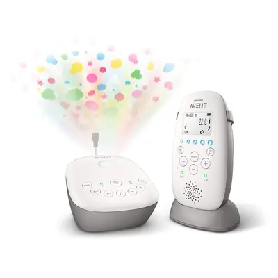 Philips Avent SCD 733/00 - Baby monitor with privacy and DECT security, star night light