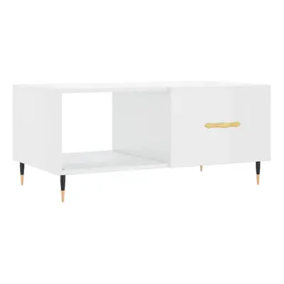 (high gloss white) vidaXL Coffee Table Side Table Sofa End Table Concrete Grey Engineered Wood