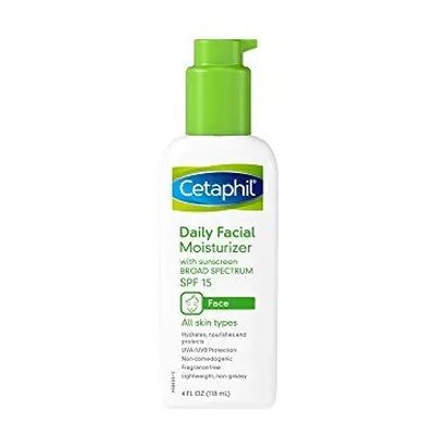 Cetaphil Fragrance Free Daily Facial Moisturizer, SPF 15, Ounce