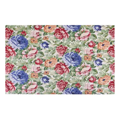 Cotton Area Rug x cm Multicolour FARWAN