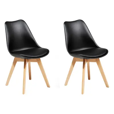 Set of Dining Chairs DAKOTA II Black