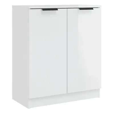 (high gloss white) vidaXL Sideboard Cupboard Storage Cabinet Bookshelf Highboard Engineered Wood