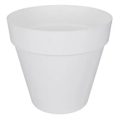 Elho loft urban round wheels flowerpot - white