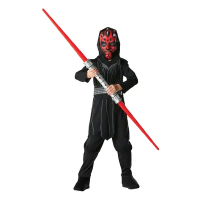 (S, Black/Red) Star Wars Boys Darth Maul Costume