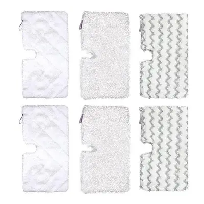 6pcs Washable Microfiber Mop Pads Replacements for Shark Steam Pocket Mop Parts Accessories