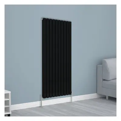 (1600x680mm Double, Black) NRG Horizontal Vertical Flat Panel Designer Radiator Central Heating 