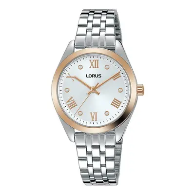 LORUS Women's Analog Quartz Watch with Stainless Steel Strap RG256SX9