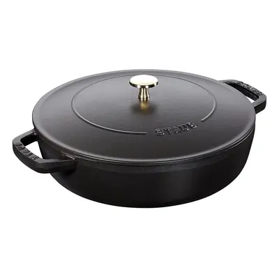 STAUB Cast Iron Chistera, Black, cm