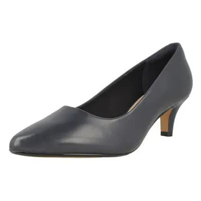 (Navy, UK 4) Ladies Clarks Pointed Toe Court Shoes Linvale Jerica