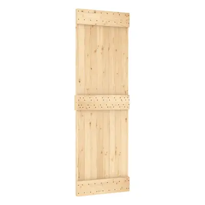 (70 x cm) vidaXL Solid Pine Wood Door Porch Wooden Sliding Entrance Door Home Front Door