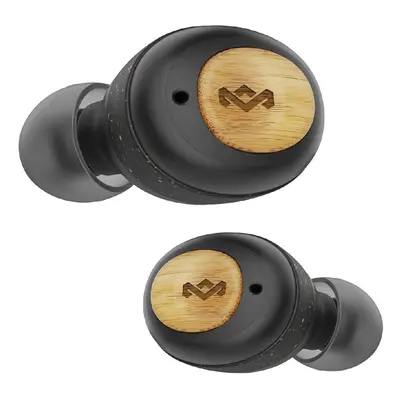 House of Marley True Wireless Champion Earphones - Compact Bluetooth 5.0 Earbuds, Up to Hours Pl