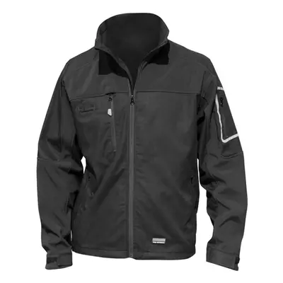 (L, Black) Result Mens Sabre Stretch Work Performance Jacket