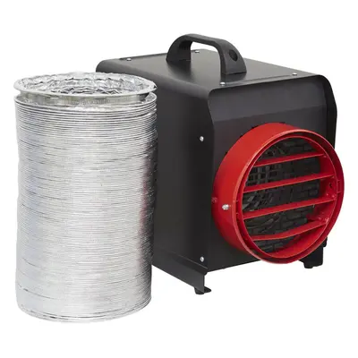 Industrial Fan Heater with 6m Ducting - Kilowatt - Thermostat Control