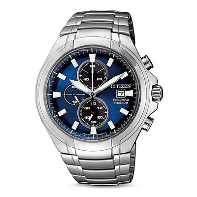 Citizen Mens Watch Eco-Drive Titanium Chronograph CA0700-86L