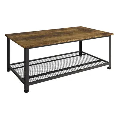 Walnut Industrial Coffee Table - Living room furniture