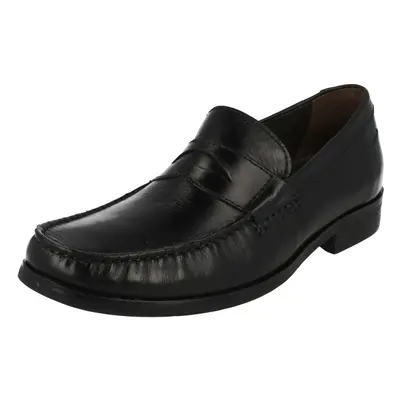 (UK 6, Black) Mens Clarks Smart Loafers Cantin Sole - G Fit