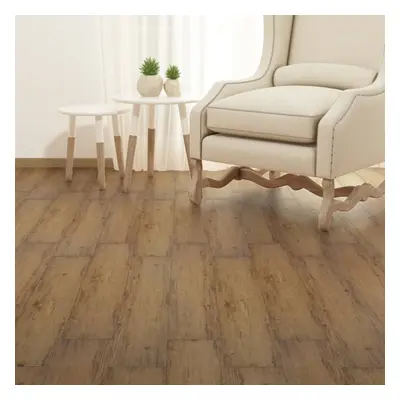 vidaXL Self-adhesive PVC Flooring Planks 5.21 m? mm Walnut Brown Floor Tile