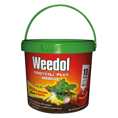 Weedol Rootkill Plus Weedkiller Tubes Tub (Pack of 18)