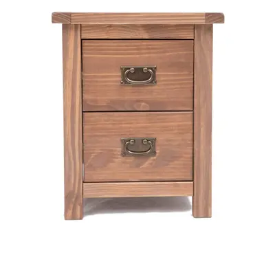 Bedside Table Drawer Dark Oak Cabinet Bedroom Furniture Organiser Wooden Unit