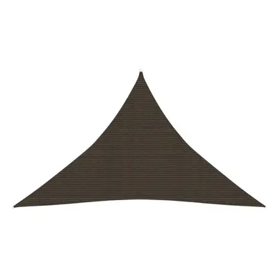 vidaXL Sunshade Sail g/mÂ² Brown 5x5x6 m HDPE Outdoor Sunscreen Canopy