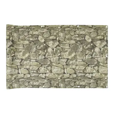 (stone, x cm) vidaXL Garden Privacy Screen Fence Screen Balcony Screen Ledge Stone Look PVC