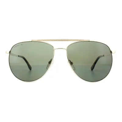 Lacoste Sunglasses L177SP Gold Dark Green Polarized