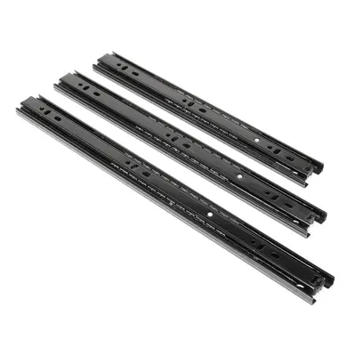 (15 Inch) 2pcs Telescopic Metal Ball Bearing Slides Runner for Roller Drawer