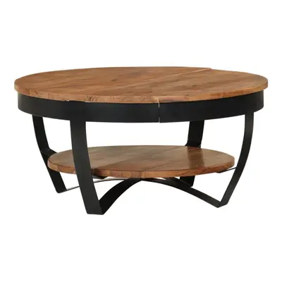 vidaXL Solid Acacia Wood Coffee Table Living Room Furniture Wooden Side Table