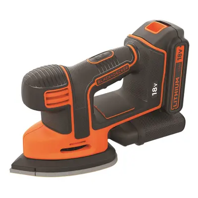 Black+Decker 18V 1.5Ah Li-ion Cordless Detail sander - BDCDS18-GB