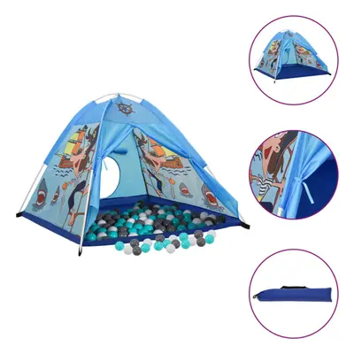 (multicolour 1) vidaXL Children Play Tent with Balls Kids Play House Tent Multi Colours