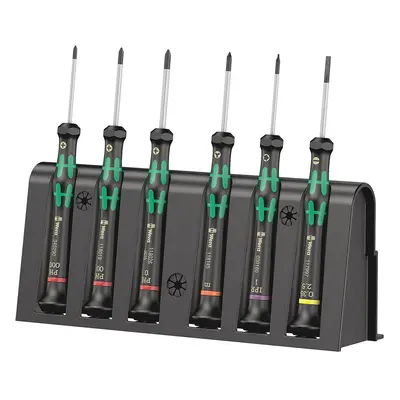 Wera 2050/6 Kraftform Micro Screwdriver set, PH/TX IRP/SL/M, 6pc