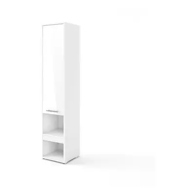 (White Gloss) CP-07 Tall Storage Cabinet for Vertical Wall Bed Concept Pro