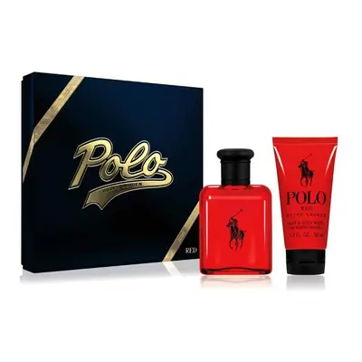 Ralph Lauren Polo Red 75ml EDT Spray + 50ml Sg Set