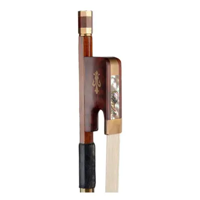 Advanced 4/4 Cello Bow Brazilwood Bow Round Stick AAA Grade White Horsehair Snakewood Frog Handm