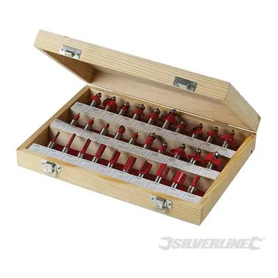 Silverline 1/2" Tct Piece Router Bit Set