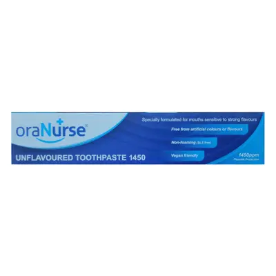 Oranurse Unflavoured Toothpaste 1450ppm Fluoride Protection - 50ml X