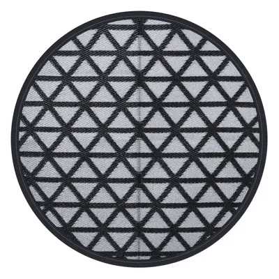 (black, cm) vidaXL Outdoor Carpet Garden Rug Carpet Patio Mat Area Rug Balcony Blanket PP