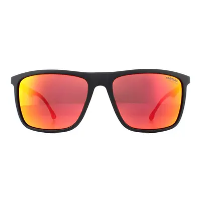 Carrera Sunglasses 8032/S W3 Matte Black Red Mirror